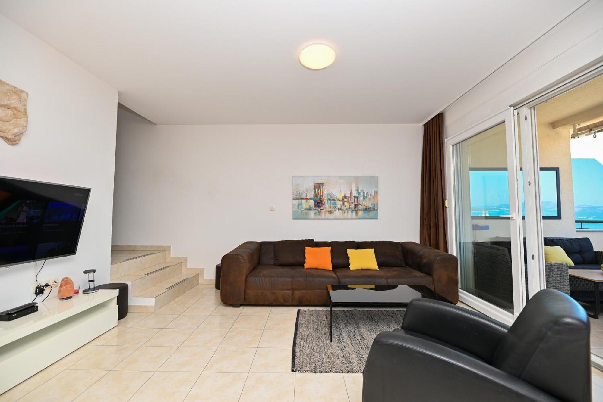 Sunny Place With Sea View Трогір Екстер'єр фото
