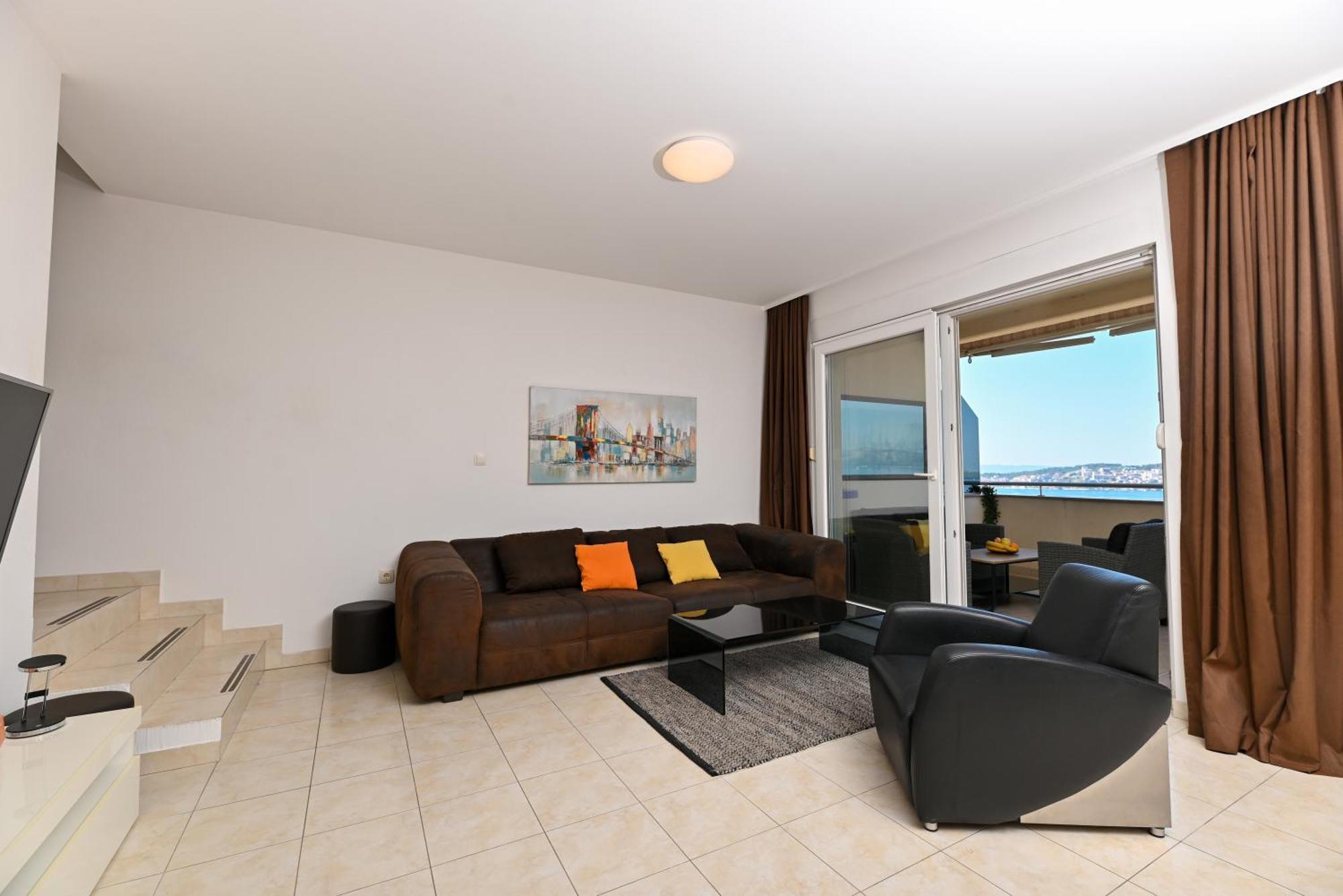 Sunny Place With Sea View Трогір Екстер'єр фото